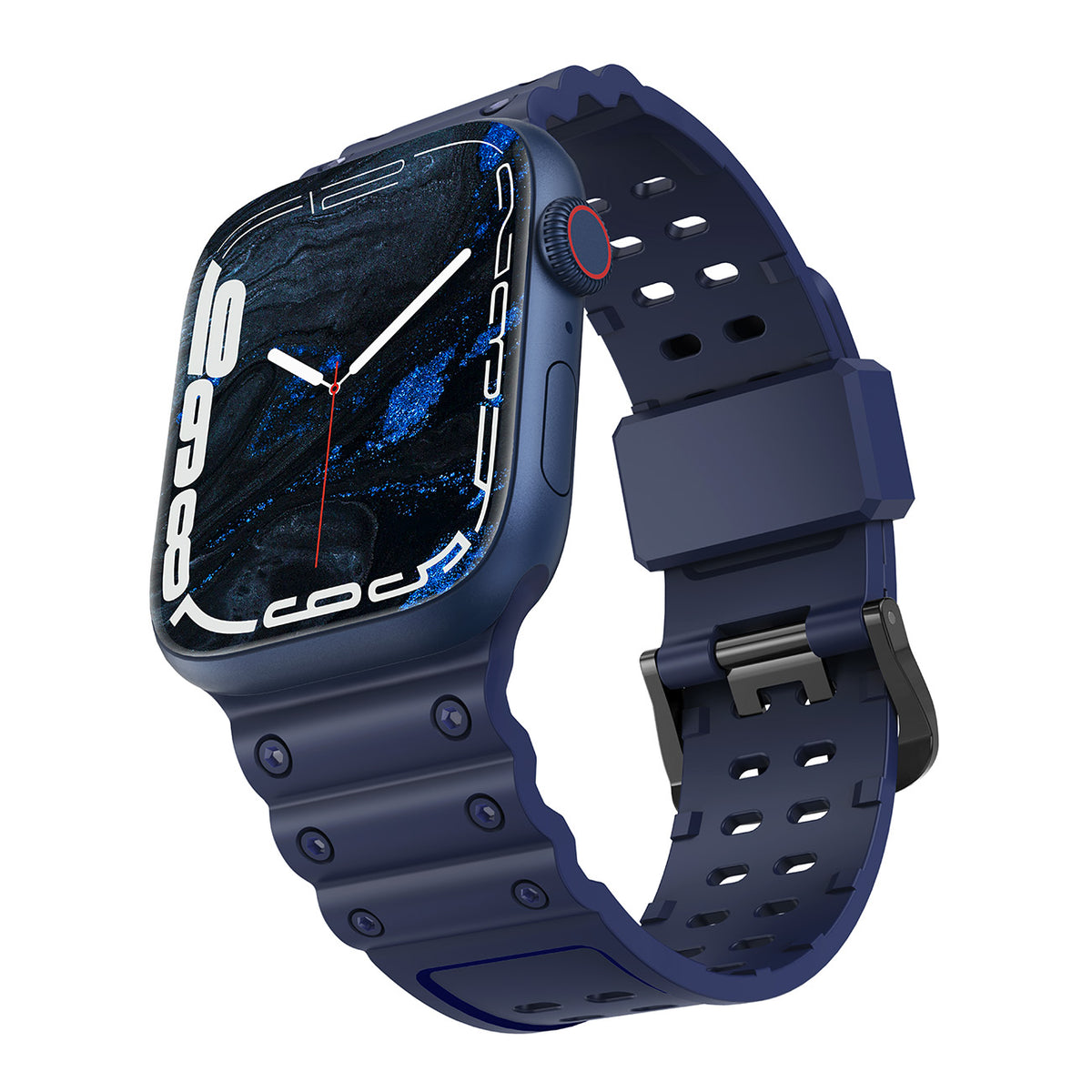 Strap Triple Protection dirželis Apple Watch 38 / 40 / 41 mm - tamsiai mėlynas -- Apple Watch