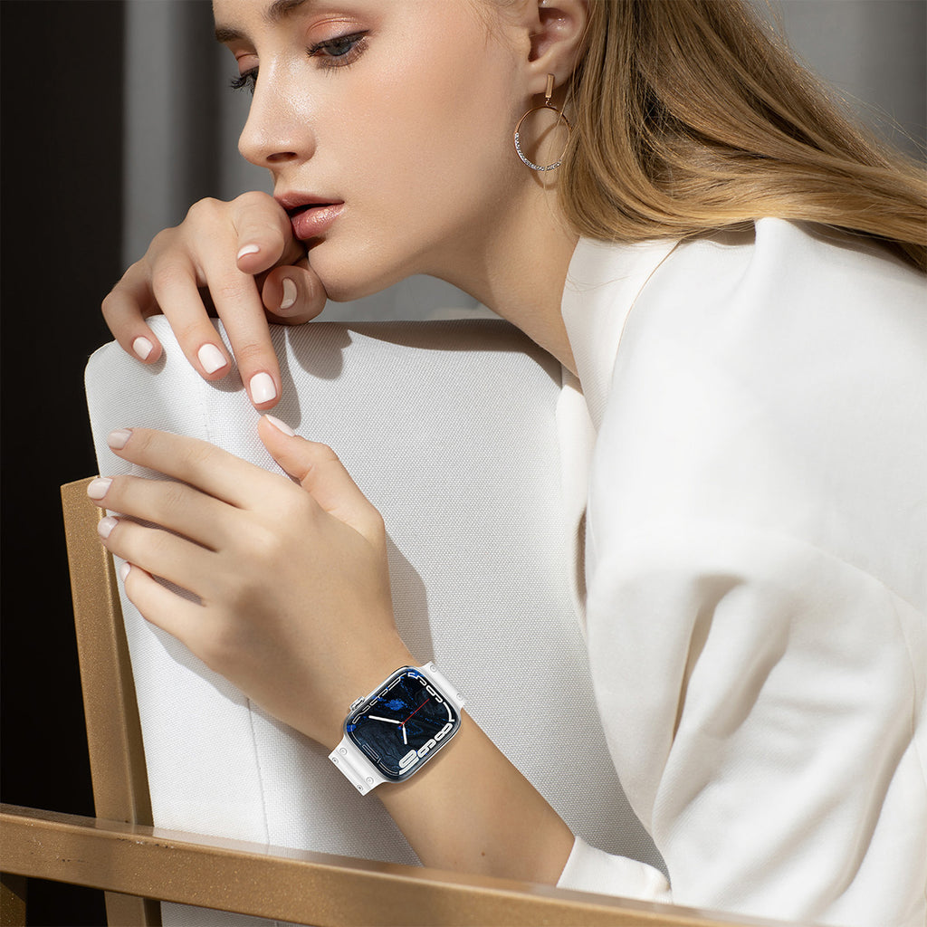 Strap Triple Protection dirželis Apple Watch 38 / 40 / 41 mm - tamsiai mėlynas -- Apple Watch
