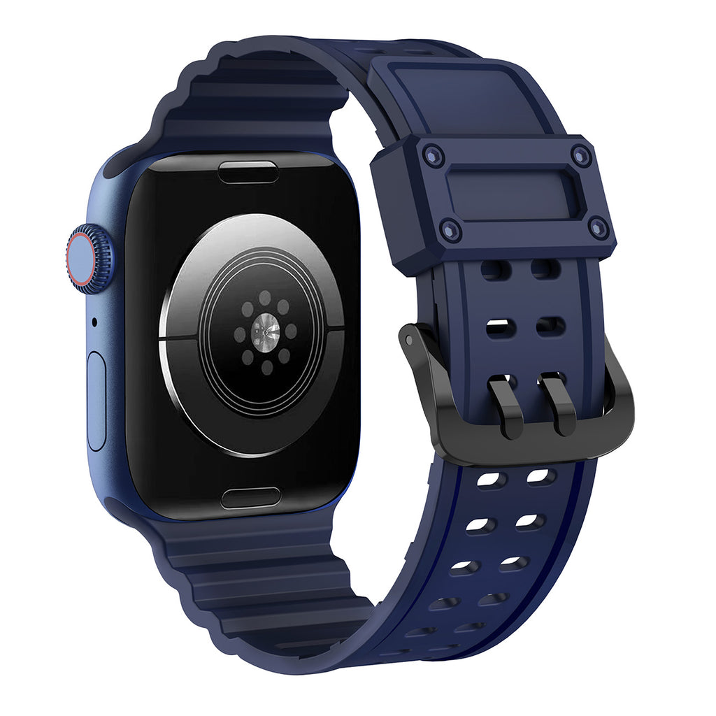Strap Triple Protection dirželis Apple Watch 38 / 40 / 41 mm - tamsiai mėlynas -- Apple Watch