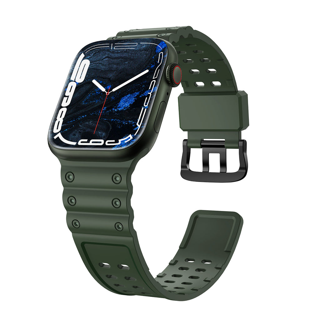 Strap Triple Protection dirželis Apple Watch 38 / 40 / 41 mm - žalias -- Apple Watch
