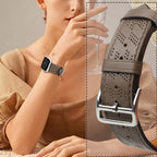 Strap Leather dirželis Apple Watch 38 / 40 / 41 mm - tamsiai rudas -- Apple Watch