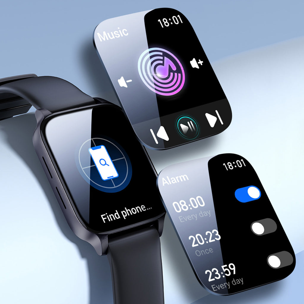 Joyroom Fit-Life JR-FT3 Pro išmanusis laikrodis su skambučių atsakymo funkcija / Bluetooth 5.1 / IP68 apsauga - pilkas --...