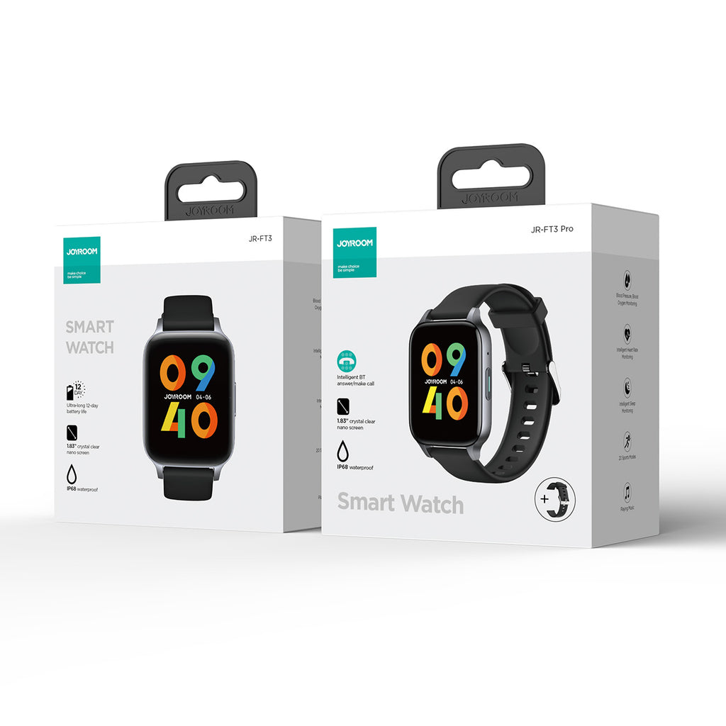Joyroom Fit-Life JR-FT3 Pro išmanusis laikrodis su skambučių atsakymo funkcija / Bluetooth 5.1 / IP68 apsauga - pilkas --...