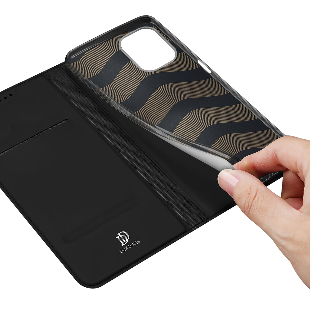 Dux Ducis Skin Pro atverčiamas dėklas Realme 10 5G/9i 5G – juodas -- Realme 10