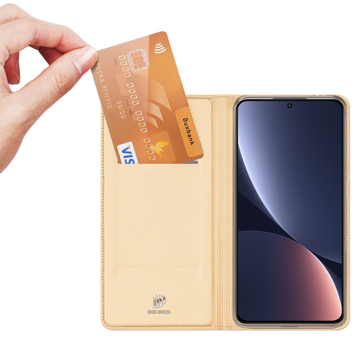 Dux Ducis Skin Pro dėklas Xiaomi 13 – auksinis -- Xiaomi 13