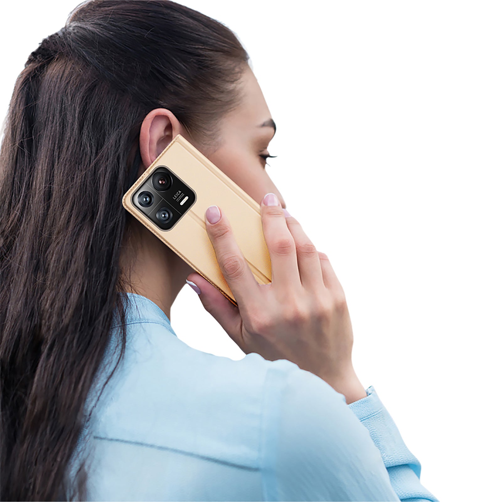 Dux Ducis Skin Pro dėklas Xiaomi 13 Pro – auksinis -- Xiaomi 13 Pro