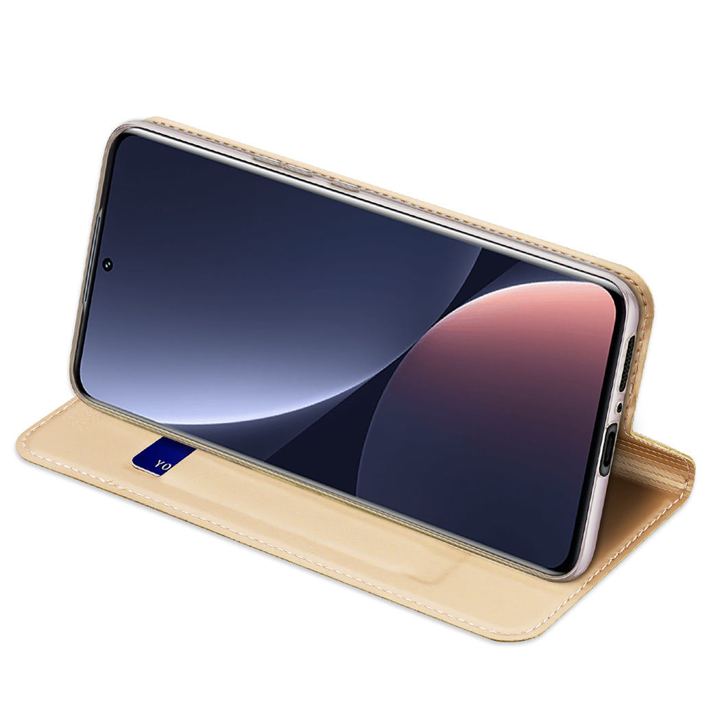 Dux Ducis Skin Pro dėklas Xiaomi 13 Pro – auksinis -- Xiaomi 13 Pro