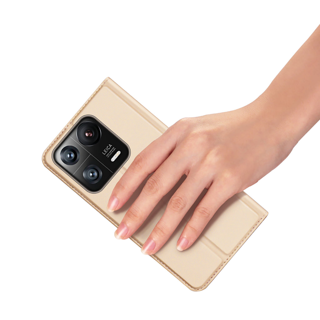 Dux Ducis Skin Pro dėklas Xiaomi 13 Pro – auksinis -- Xiaomi 13 Pro