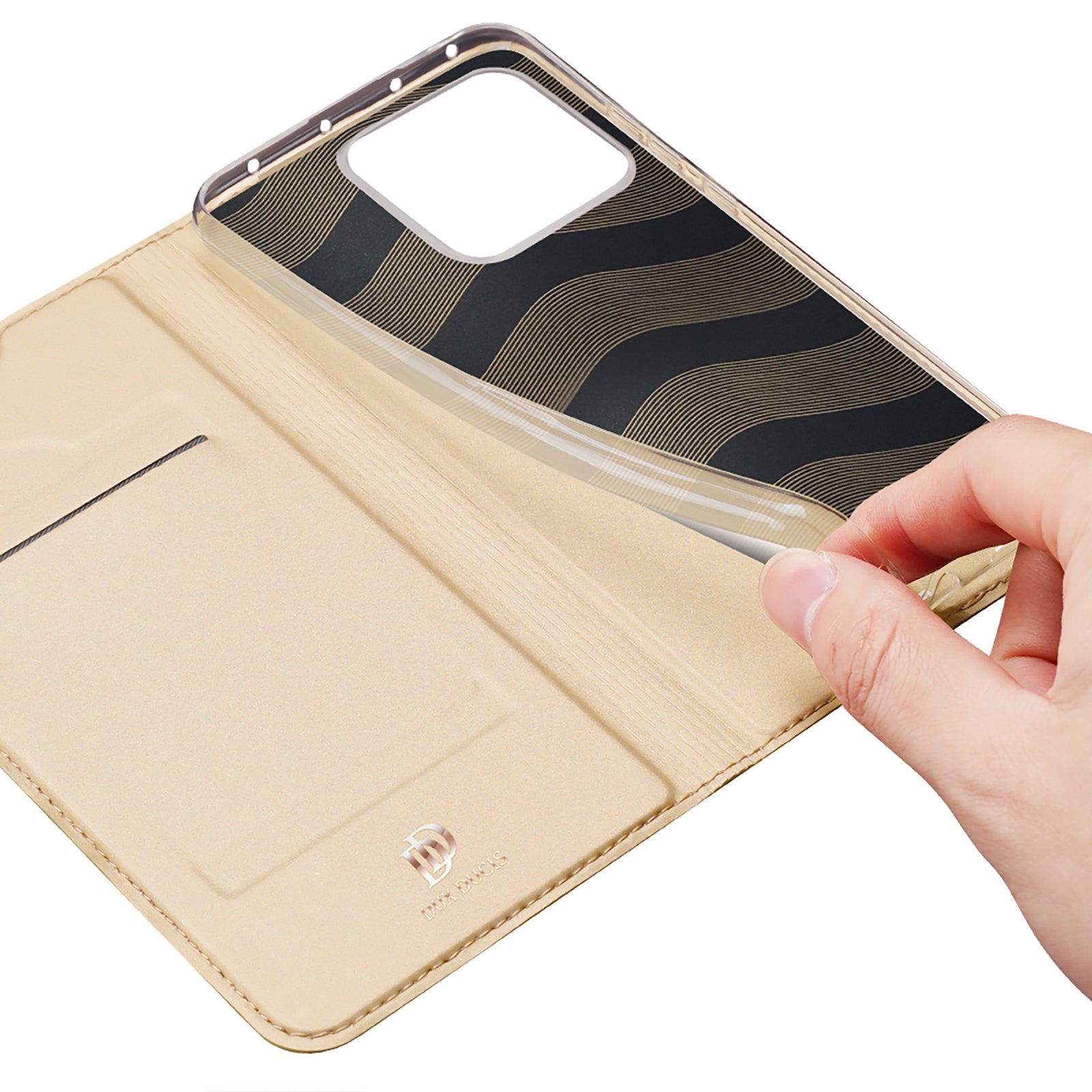 Dux Ducis Skin Pro dėklas Xiaomi 13 Pro – auksinis -- Xiaomi 13 Pro