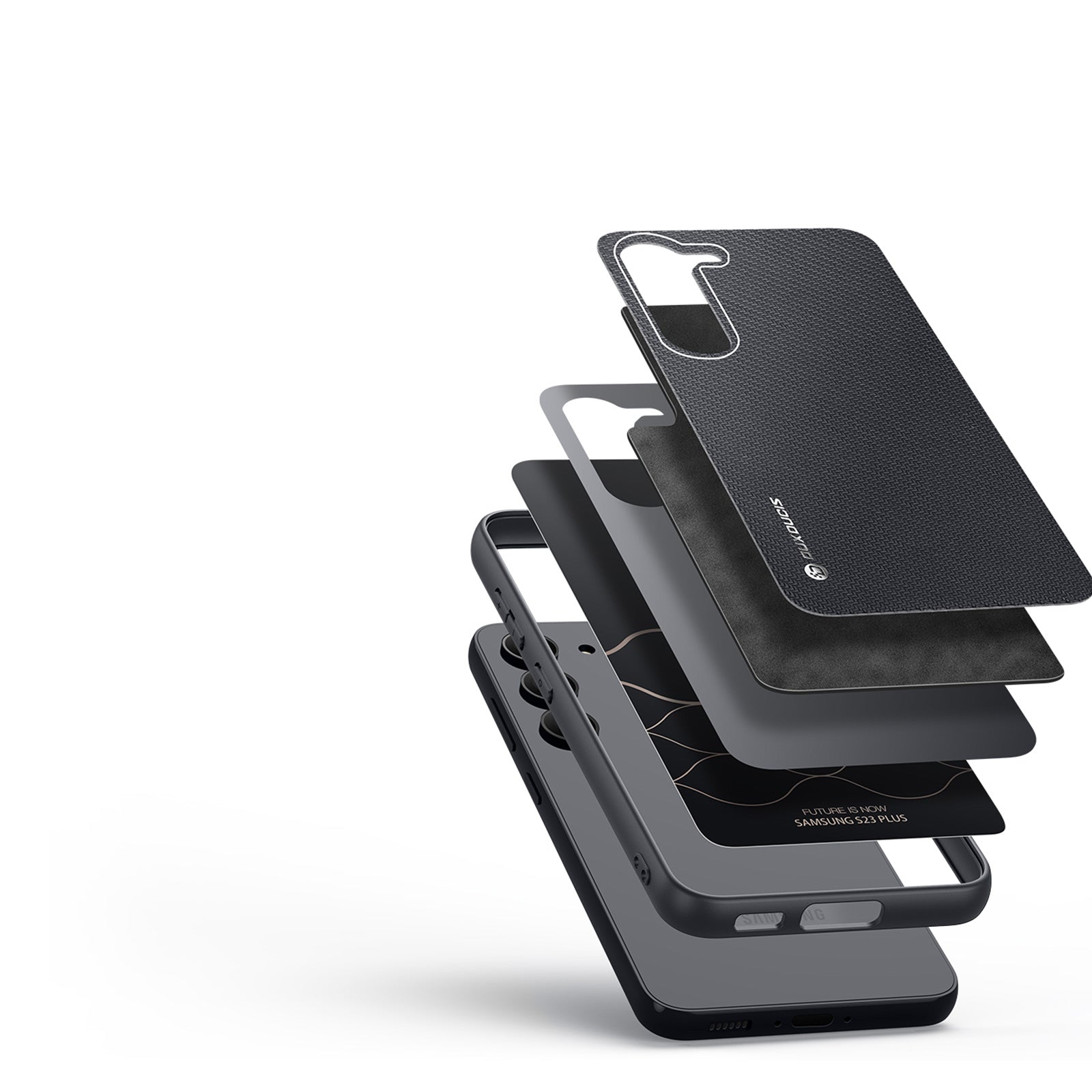 Dux Ducis Fino dėklas Samsung Galaxy S23+ – juodas