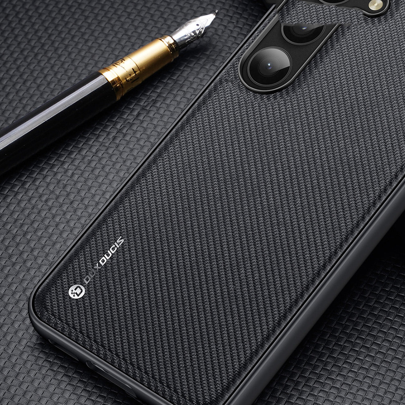 Dux Ducis Fino dėklas Samsung Galaxy S23+ – mėlynas