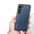 Dux Ducis Fino dėklas Samsung Galaxy S23+ – mėlynas