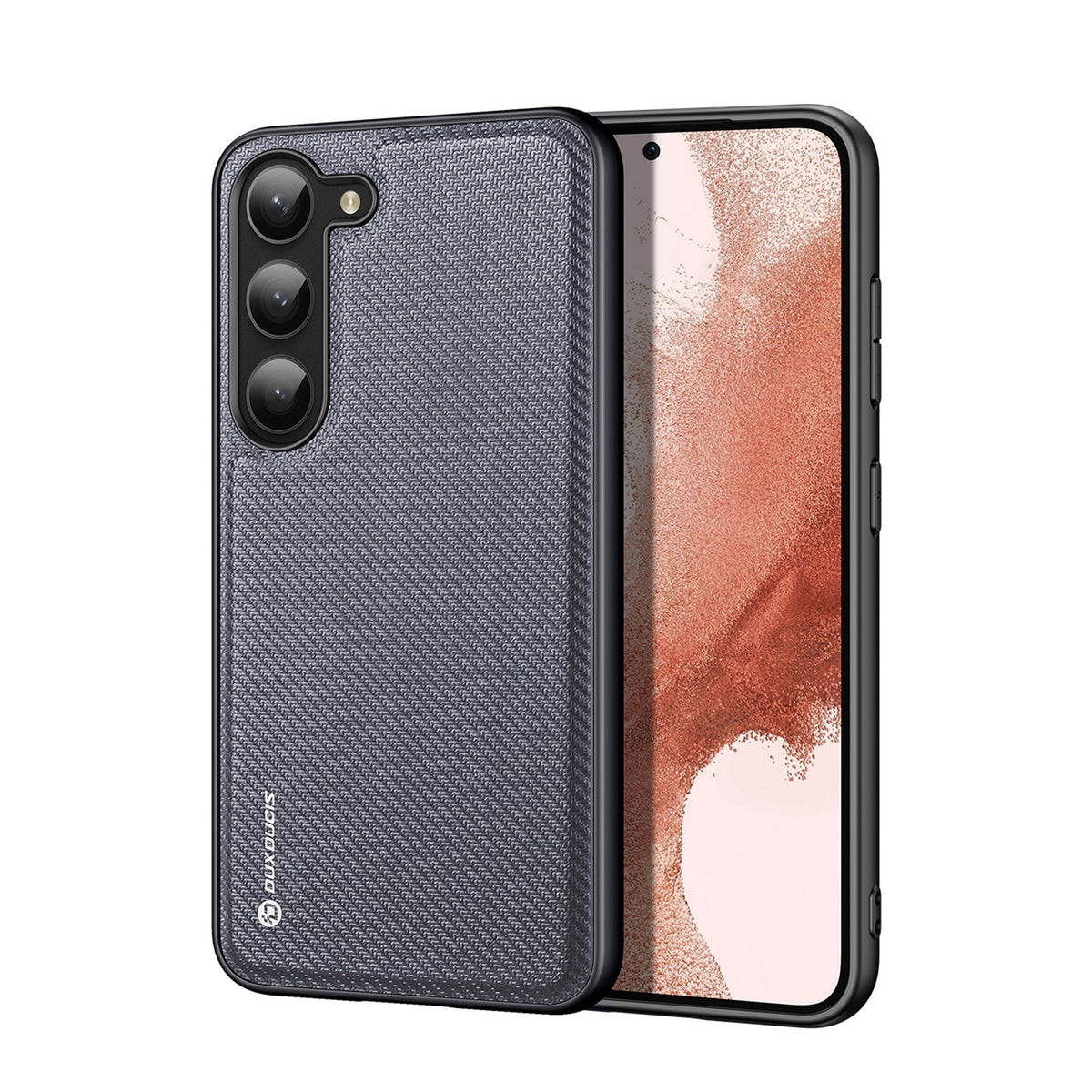 Dux Ducis Fino dėklas Samsung Galaxy S23+ – pilkas