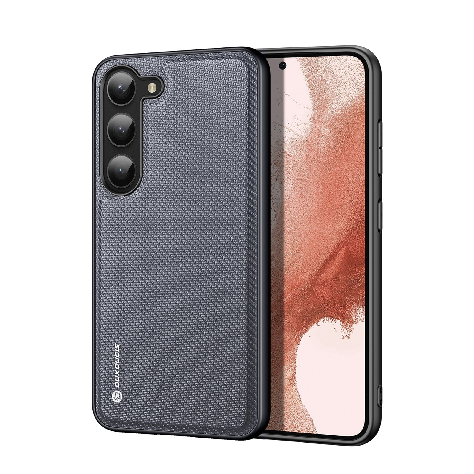 Dux Ducis Fino dėklas Samsung Galaxy S23+ – pilkas