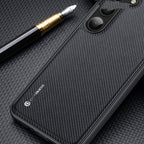 Dux Ducis Fino dėklas Samsung Galaxy S23+ – pilkas