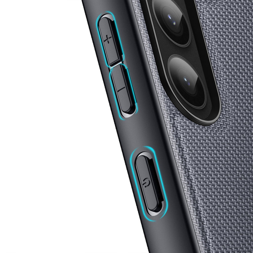 Dux Ducis Fino dėklas Samsung Galaxy S23+ – pilkas