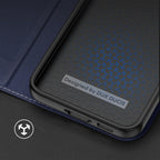 Dux Ducis Skin X2 atverčiamas dėklas Galaxy S23+ – mėlynas