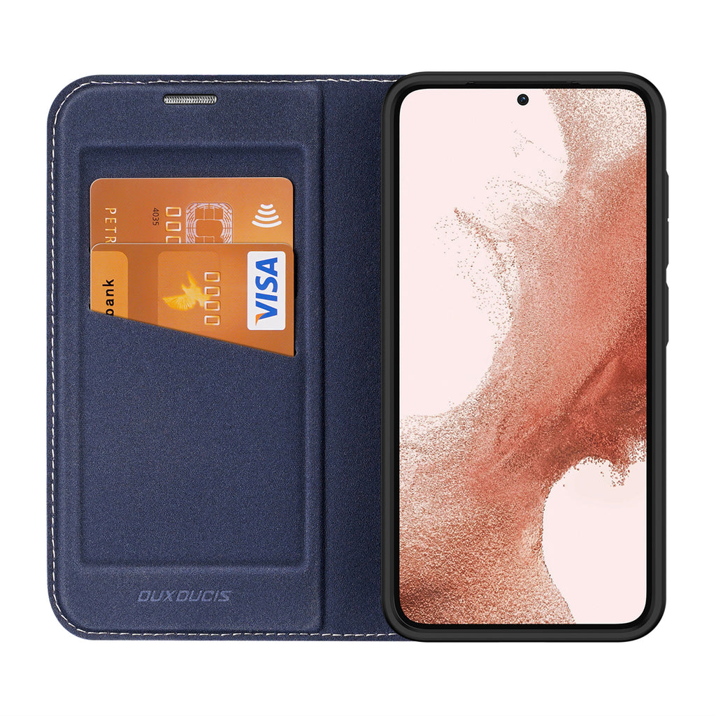 Dux Ducis Skin X2 atverčiamas dėklas Galaxy S23+ – mėlynas