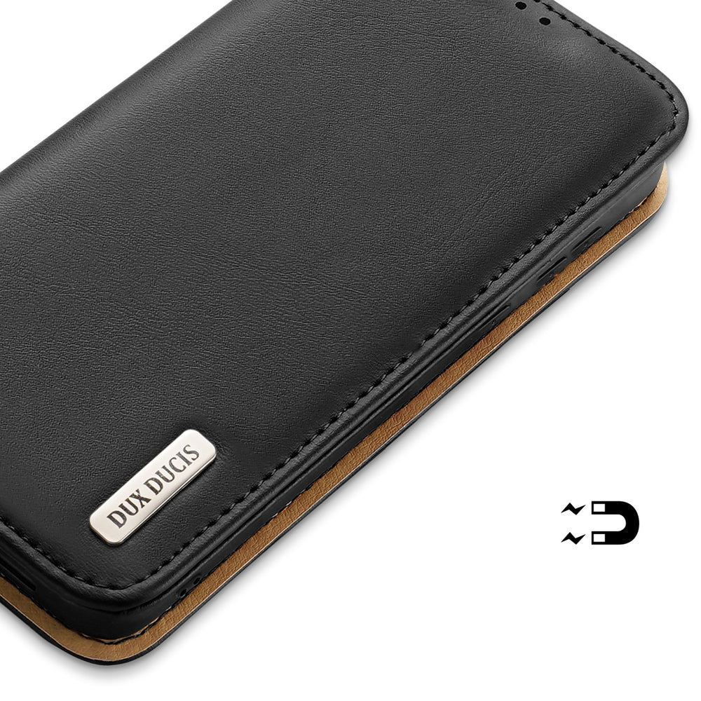 Dux Ducis Hivo odinis dėklas Samsung Galaxy S23+ – juodas, RFID -- Samsung Galaxy S23+