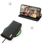 Dux Ducis Hivo odinis dėklas Samsung Galaxy S23+ – juodas, RFID -- Samsung Galaxy S23+