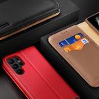 Dux Ducis Hivo odinis dėklas Samsung Galaxy S23+ – juodas, RFID -- Samsung Galaxy S23+