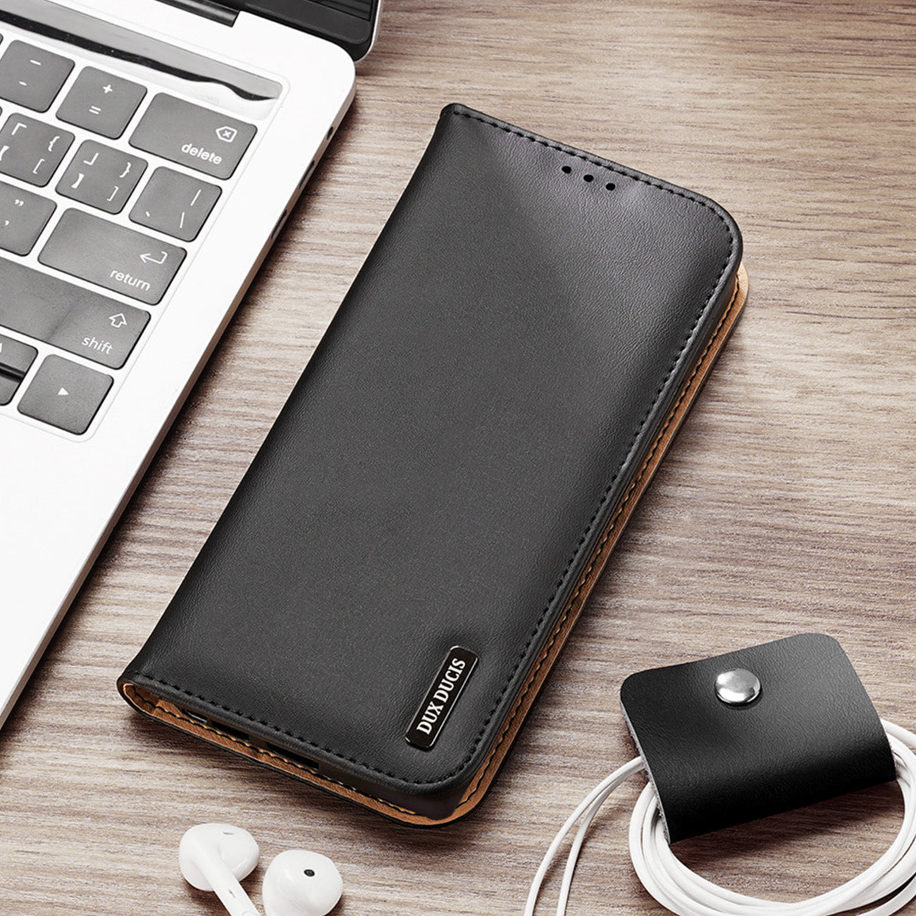 Dux Ducis Hivo odinis dėklas Samsung Galaxy S23+ – rudas