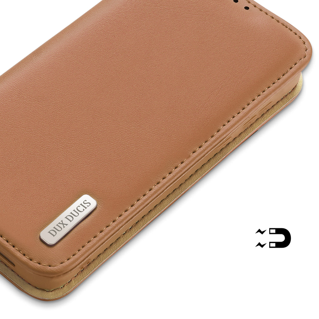 Dux Ducis Hivo odinis dėklas Samsung Galaxy S23+ – rudas