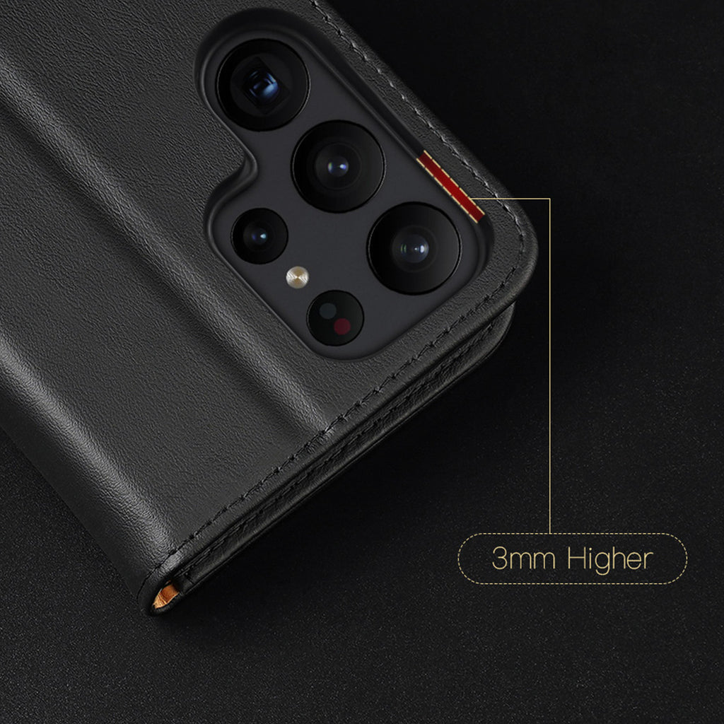 Dux Ducis Hivo atverčiamas dėklas Galaxy S23+ – raudonas