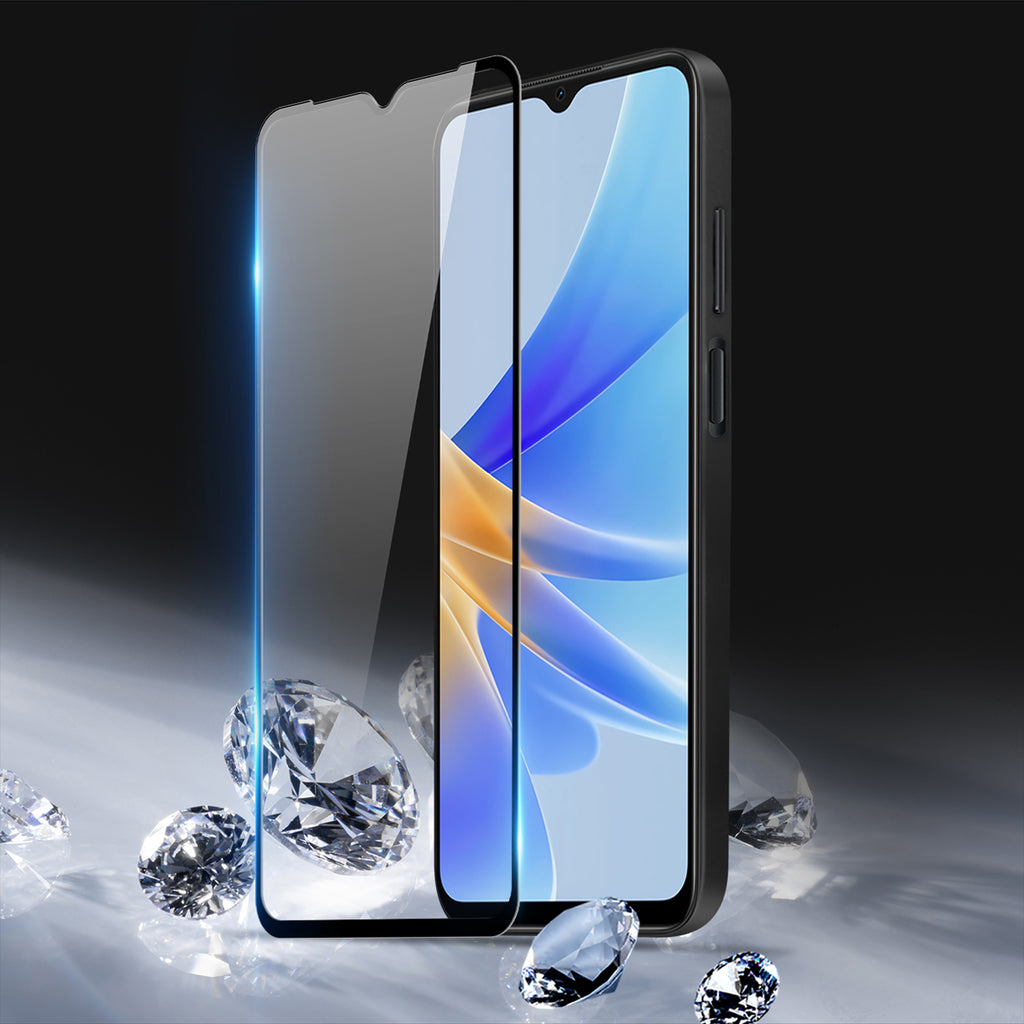 Dux Ducis 9D grūdintas stiklas Oppo A17 – juodas rėmelis -- Oppo A17