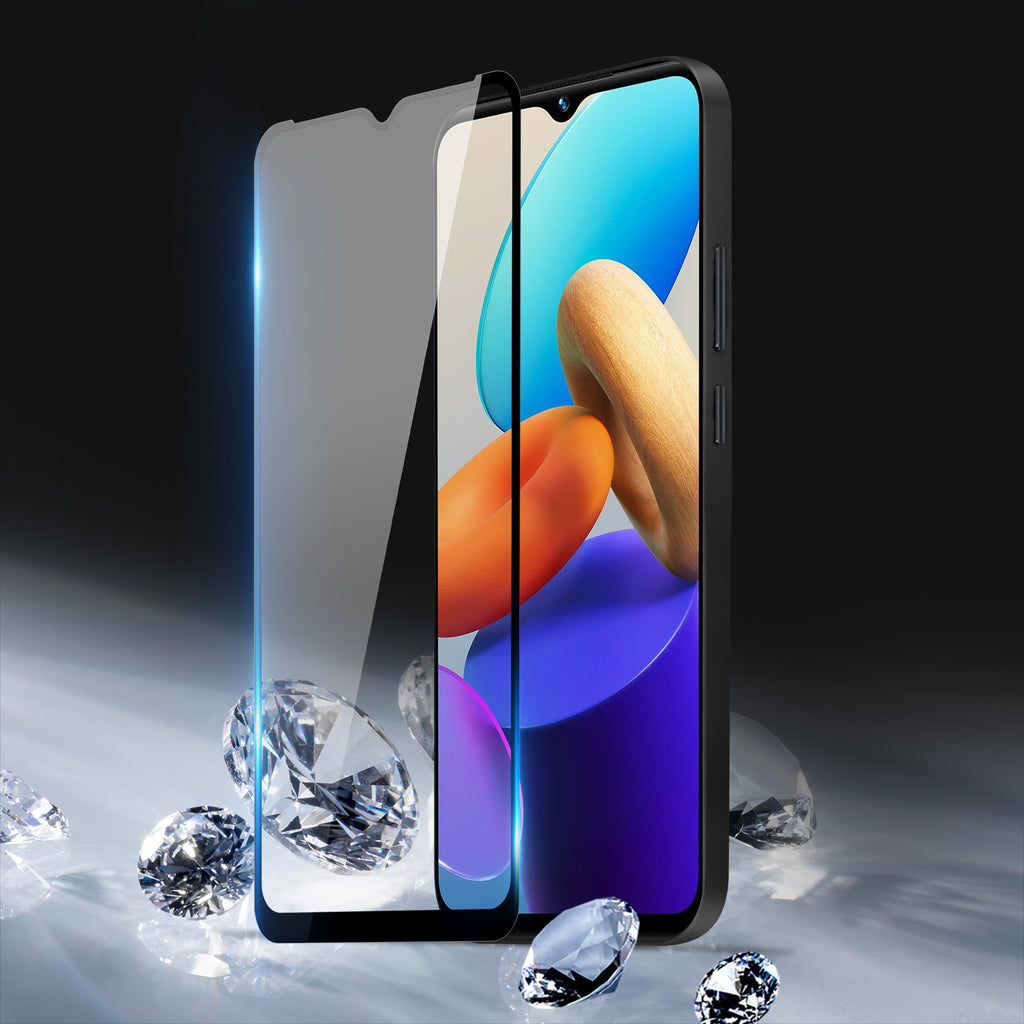 Dux Ducis 9D grūdintas stiklas Vivo Y35 / Vivo Y22 / Vivo Y22s 9H grūdintas stiklas su juodu rėmeliu -- Cell phone...