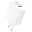 Acefast Greitas GaN įkroviklis (2x USB-C / USB-A) PPS / PD / QC4+ 65W, baltas (A41)