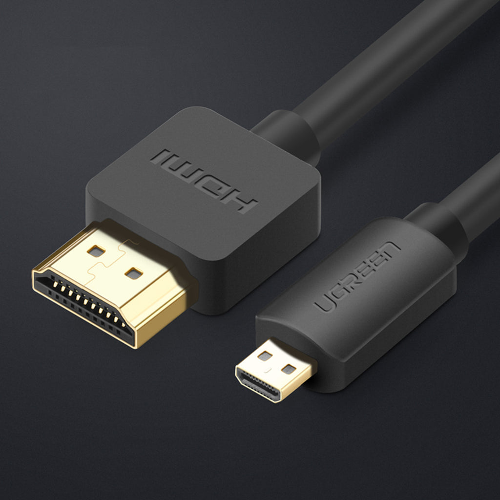 Ugreen kabelis Micro HDMI - HDMI 3m juodas (HD127) -- Video Cables