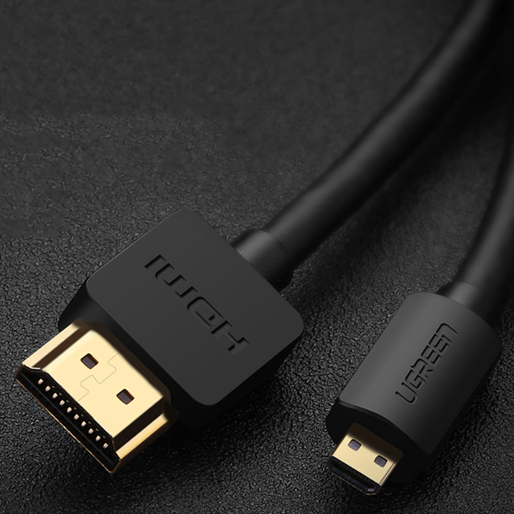 Ugreen kabelis Micro HDMI - HDMI 3m juodas (HD127) -- Video Cables