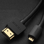 Ugreen kabelis Micro HDMI - HDMI 3m juodas (HD127) -- Video Cables