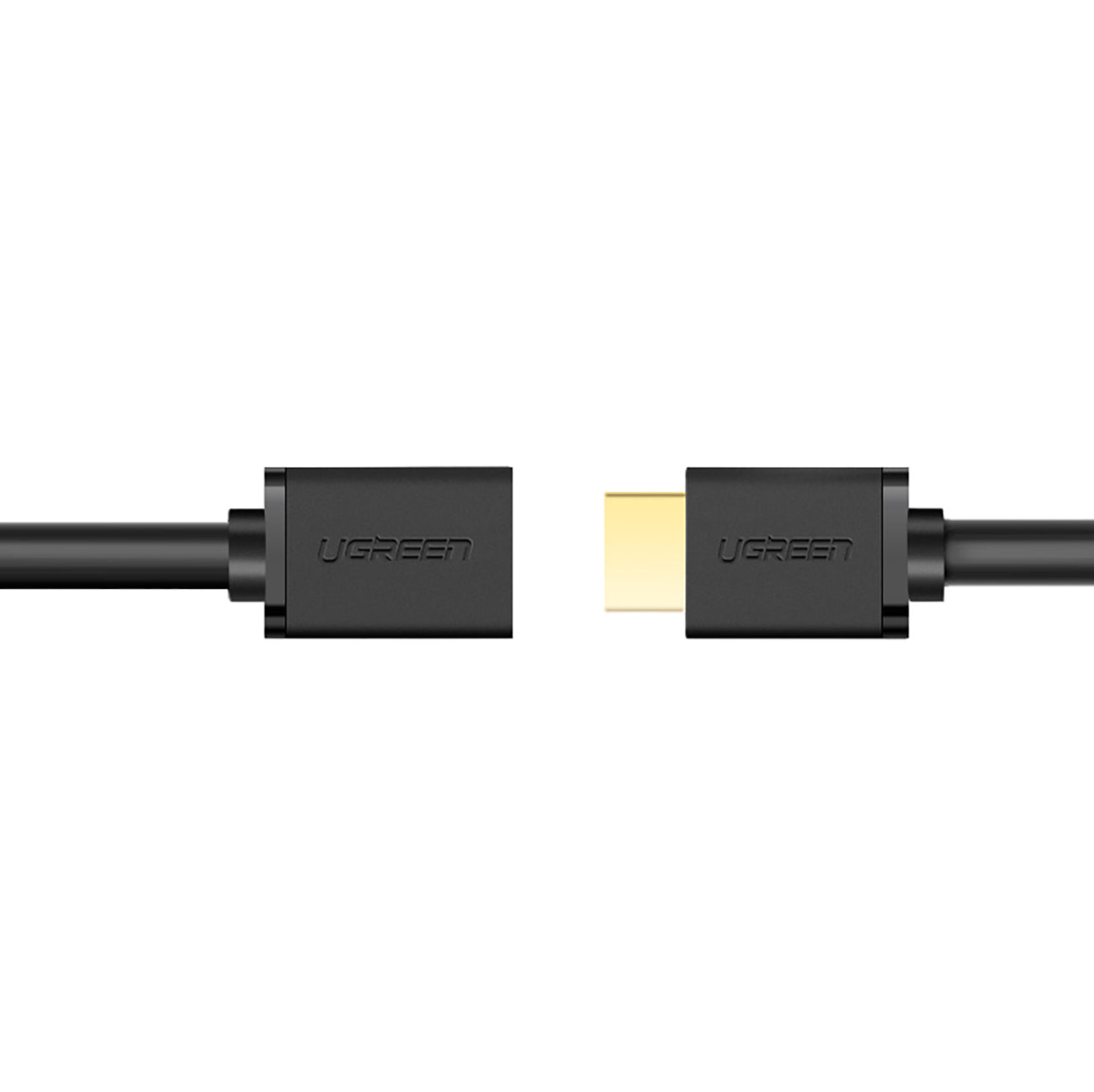 Ugreen HD107 10141 HDMI (vyriškas) - HDMI (moteriškas) 4K kabelis 1m - juodas -- Video Cables