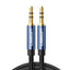 Ugreen AUX garso kabelis tiesus minijack 3.5 mm 1m mėlynas (AV112) -- Audio Cables