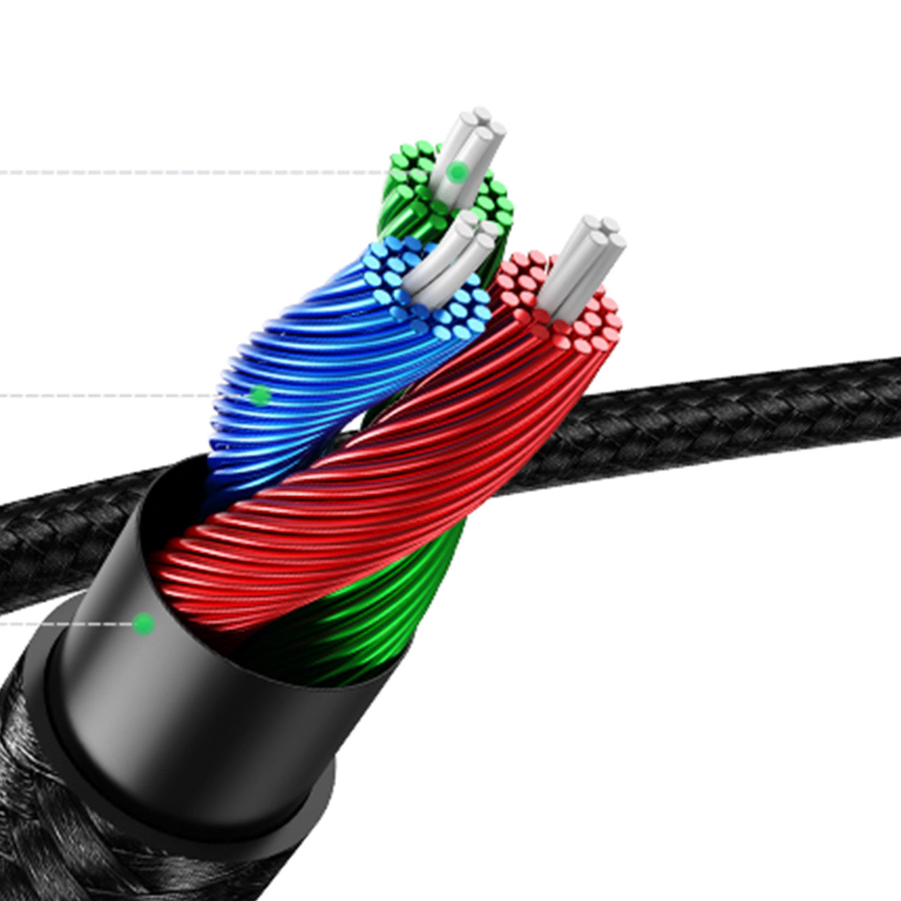 Ugreen AUX garso kabelis tiesus minijack 3.5 mm 1m mėlynas (AV112) -- Audio Cables