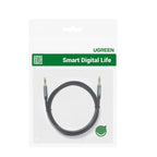 Ugreen AUX garso kabelis tiesus minijack 3.5 mm 1m mėlynas (AV112) -- Audio Cables