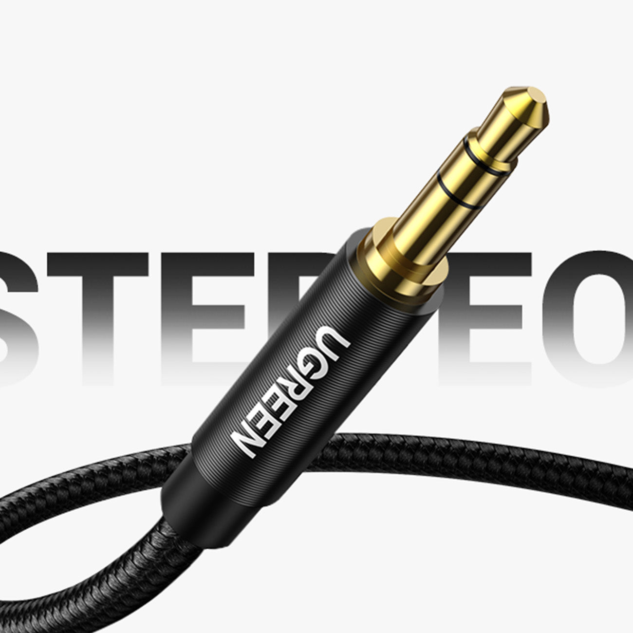Ugreen AUX garso kabelis tiesus minijack 3.5 mm 1m mėlynas (AV112) -- Audio Cables