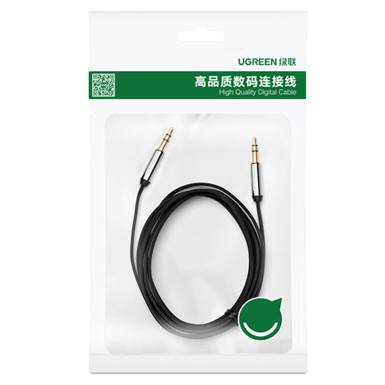 Ugreen AV119 10733 garso kabelis mini jack 3.5mm / mini jack 3.5mm 1m – juodas -- Audio Cables