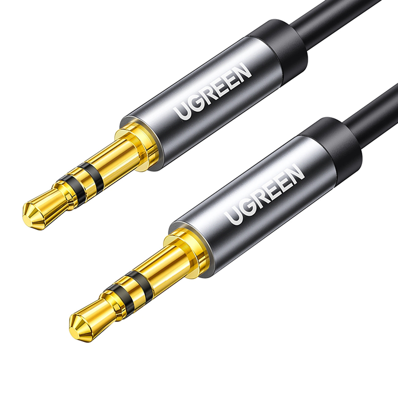 Ugreen AV119 10733 garso kabelis mini jack 3.5mm / mini jack 3.5mm 1m – juodas -- Audio Cables