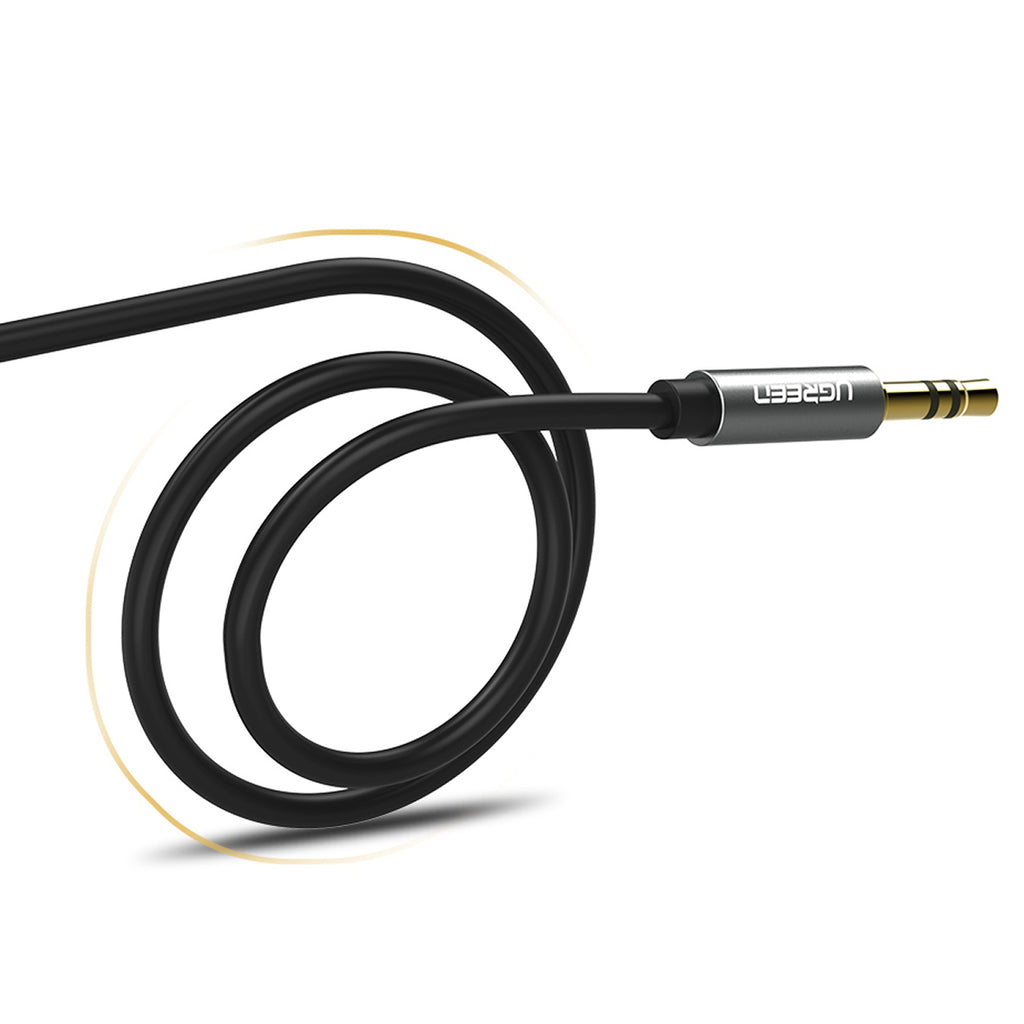 Ugreen AV119 10733 garso kabelis mini jack 3.5mm / mini jack 3.5mm 1m – juodas -- Audio Cables