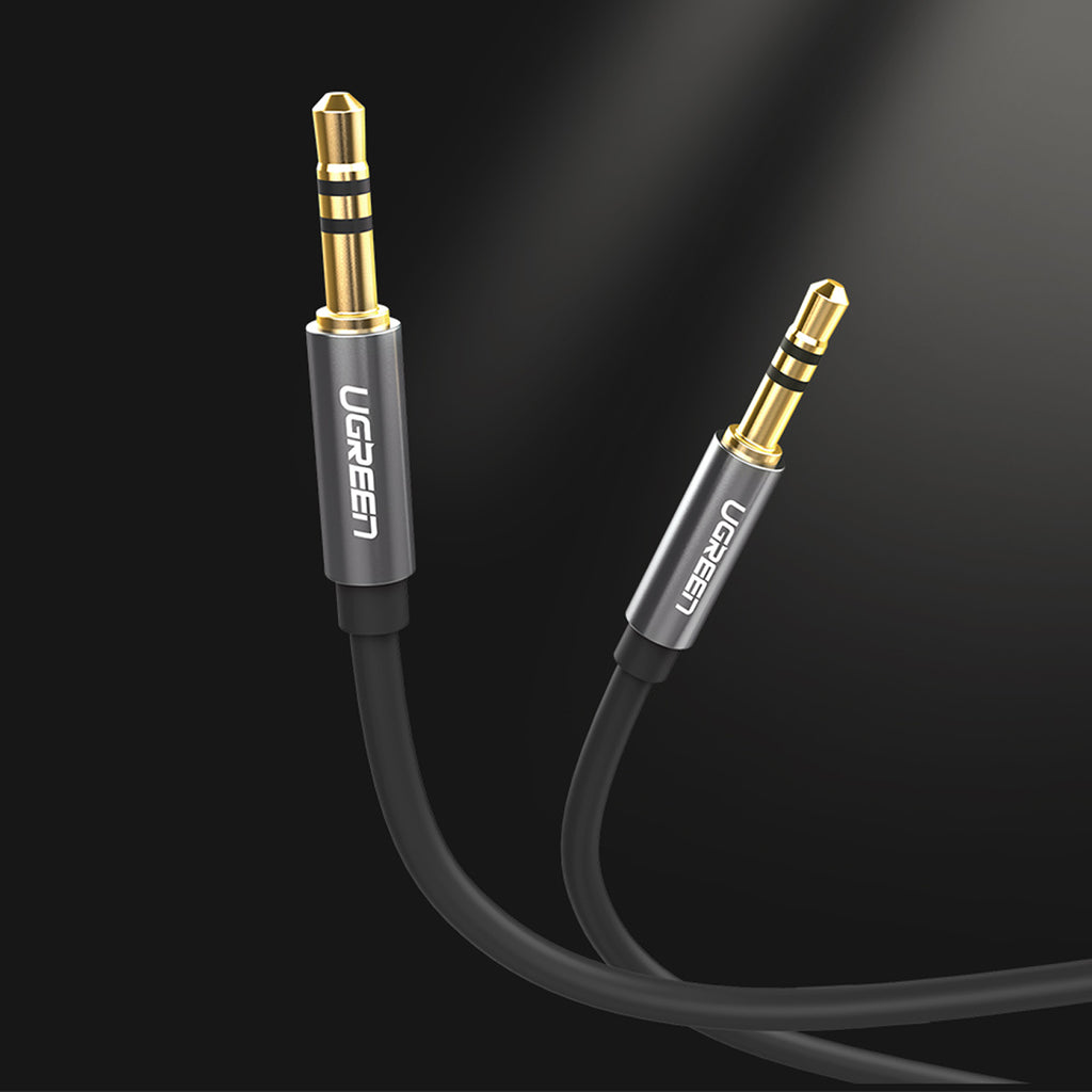 Ugreen AV119 10733 garso kabelis mini jack 3.5mm / mini jack 3.5mm 1m – juodas -- Audio Cables