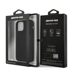 Mercedes-AMG silikoninis dėklas iPhone 12 Pro Max – juodas -- iPhone 12 Pro Max
