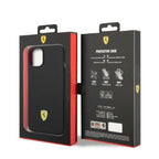 Ferrari MagSafe silikoninis dėklas iPhone 14 Plus – juodas