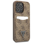 Guess 4G dėklas iPhone 13/13 Pro – rudas
