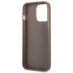 Guess 4G dėklas iPhone 13/13 Pro – rudas