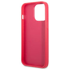 Guess Saffiano 4G dėklas iPhone 13 Pro/13 – rožinis