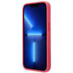 Guess Saffiano 4G dėklas iPhone 13 Pro/13 – rožinis