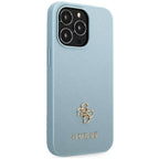 Guess Saffiano 4G dėklas iPhone 13 Pro Max – mėlynas